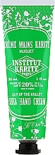 Hand Cream - Institut Karite So Chic Hand Cream Lily Of The Valley — photo N2