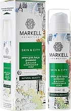 Fragrances, Perfumes, Cosmetics Day Face Cream "Snow Mushroom" for Dry and Normal Skin - Markell Cosmetics Skin&City Face Cream