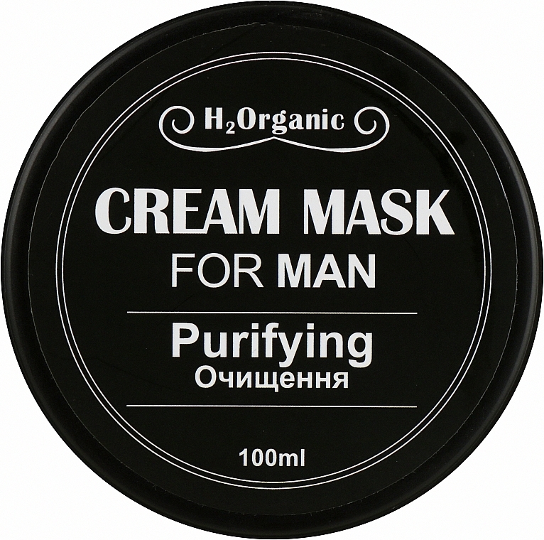 Facial Cream Mask "Purifying" - H2Organic Cream Mask Purifying — photo N1