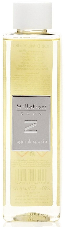 Fragrance Diffuser Refill 'Wood & Spices' - Millefiori Milano Zona Legni & Spezie (refill) — photo N1