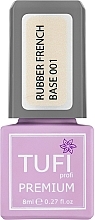 Fragrances, Perfumes, Cosmetics Base Coat - Tufi Profi Premium Rubber French Base