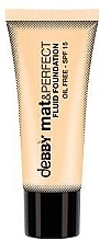 Fragrances, Perfumes, Cosmetics Foundation - Debby Mat & Perfect Fluid Foundation SPF 15