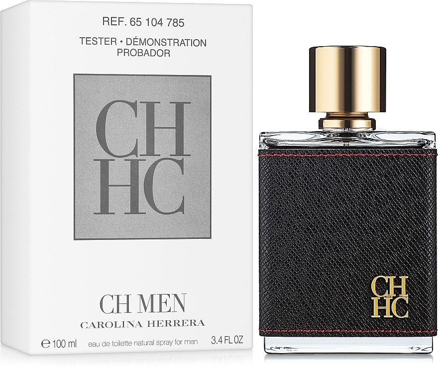 Carolina Herrera CH Men - Eau de Toilette (tester with cap) — photo N2