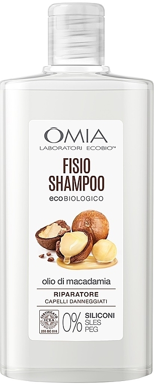 Shampoo for Thin & Brittle Hair - Omia Laboratori Ecobio Melaleuca Shampoo — photo N2