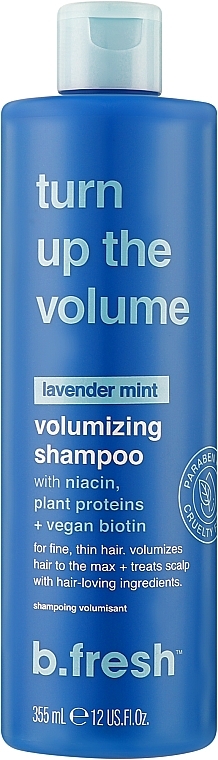 Shampoo - B.fresh Turn Up The Volume Shampoo — photo N1