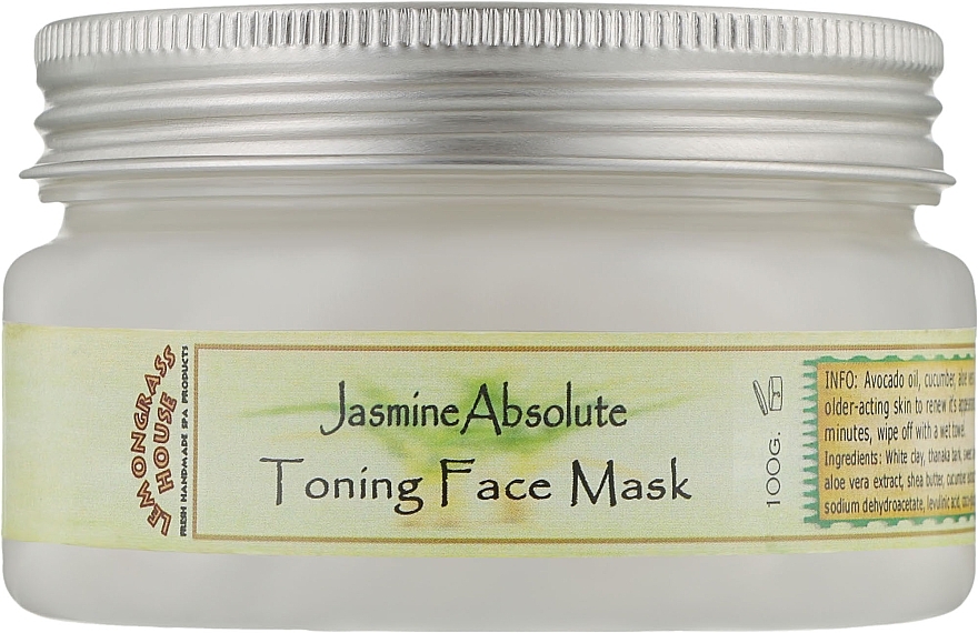 Jasmine Face Mask - Lemongrass House Jasmine Toning Face Mask — photo N1