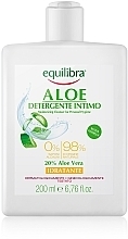 Moisturizing Intimate Wash Gel - Equilibra Aloe Moisturizing Cleanser For Personal Hygiene — photo N2