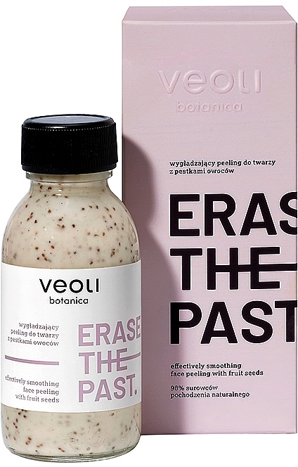 Smoothing Face Peeling with Fruit Seeds - Veoli Botanica Effectively Smoothing Face Peeling With Fruit Seeds Erase The Past — photo N2