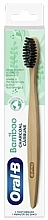 Bamboo Toothbrush with Eco-Bristle & Charcoal, medium - Oral-B Bamboo Charcoal — photo N1