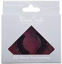 False Lashes with Elastic Band, 3D-49 - Deni Carte 3D Mink Eyelashes — photo N3