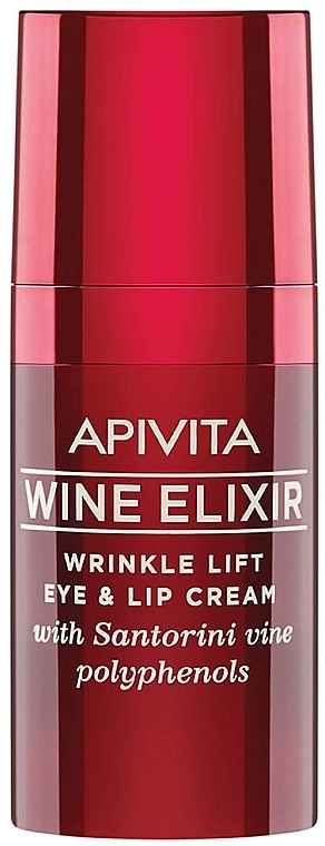 Eye and Lip Lifting Cream - Apivita Wine Elixir Cream — photo N1