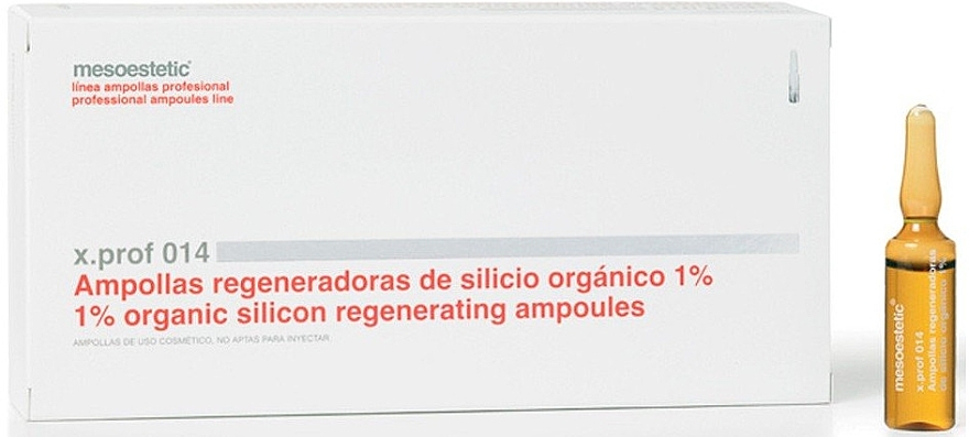 Mesotherapy Treatment 'Organic Silicone 1%' - Mesoestetic X.prof 014 Organic Silicion 1% — photo N2