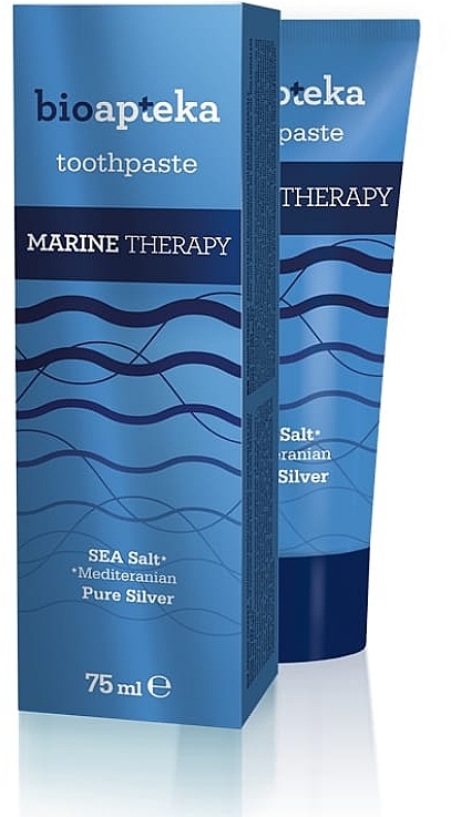 Silver & Sea Salt Toothpaste - Bioapteka Marine Therapy Toothpaste — photo N1