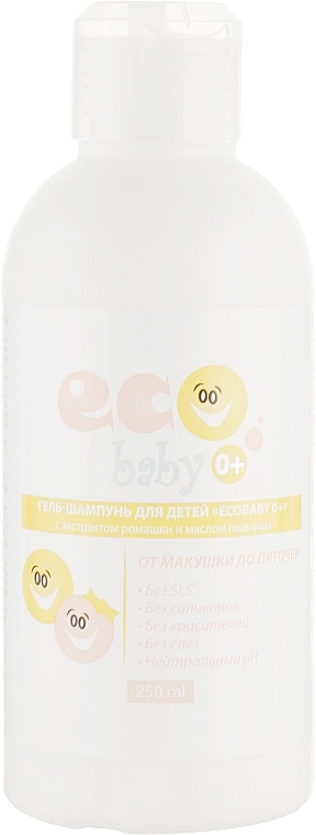 Baby Gel Shampoo with Chamomile Extract & Wheat Oil - Acme Color Eco Baby 0+ — photo N2