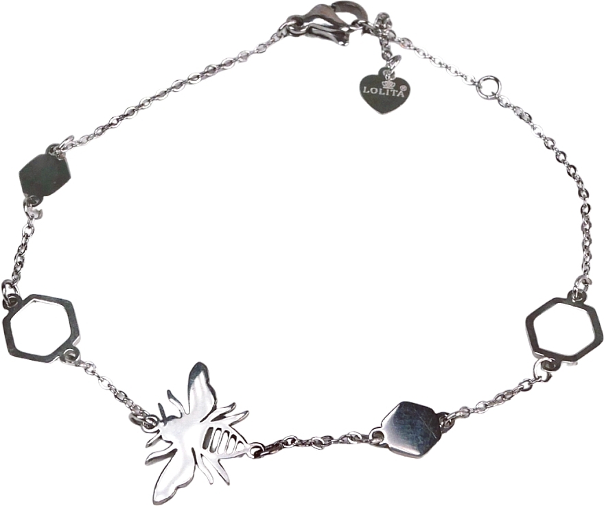 Women Bracelet, bee, silver - Lolita Accessoires — photo N1