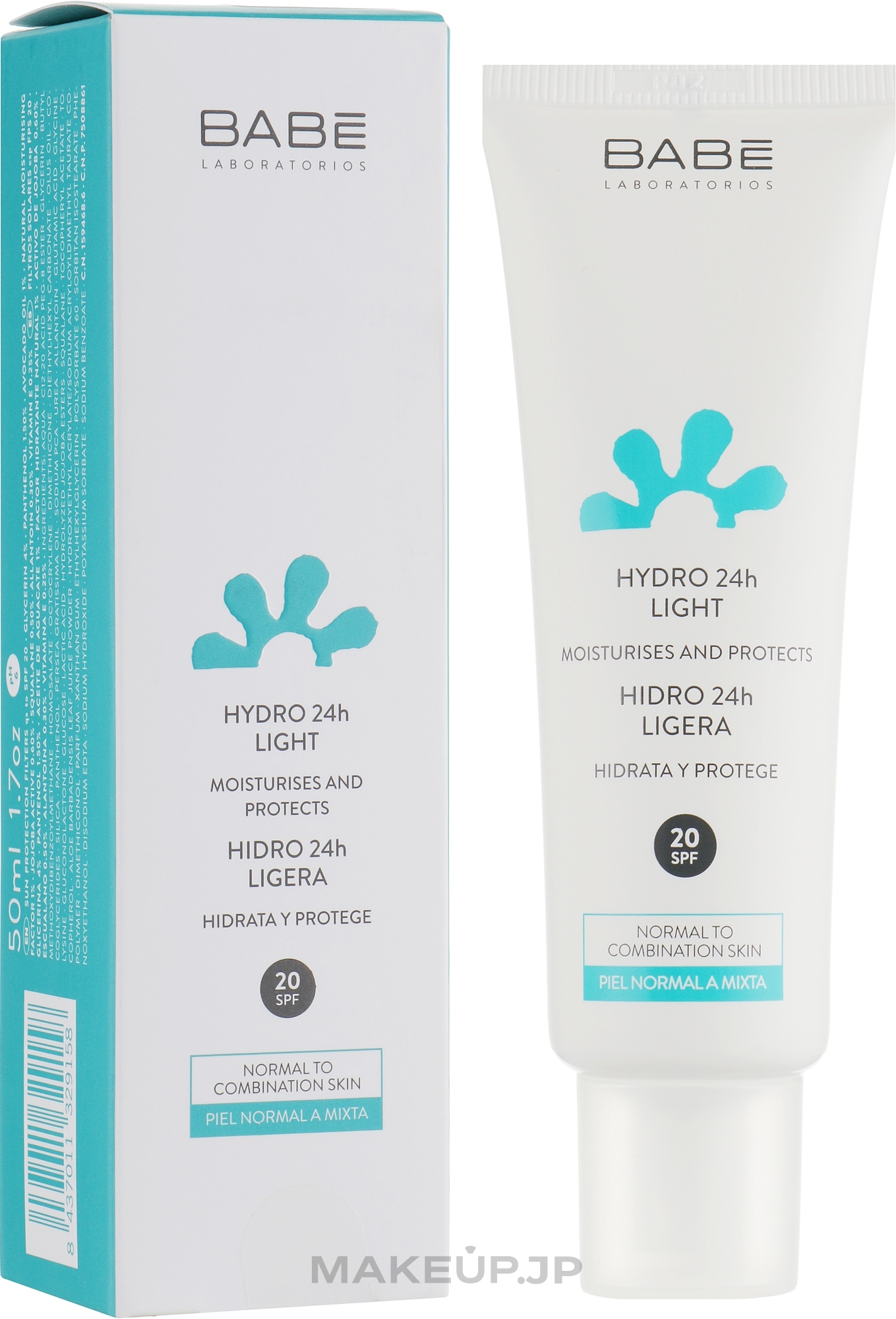 Moisturizing Face Cream - BABE Laboratorios Hydro 24h Light  — photo 50 ml