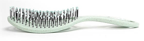 Biodegradable Hair Brush, green - Yeye  — photo N1