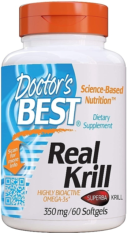 Real Krill, 350 mg, capsules - Doctor's Best — photo N1