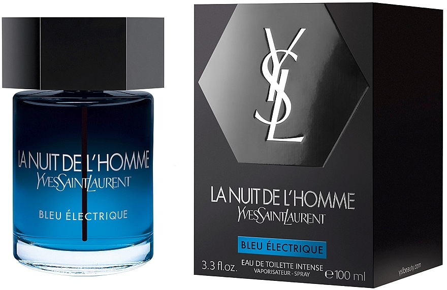 Yves Saint Laurent La Nuit de L'Homme Bleu Electrique - Eau de Toilette  — photo N4