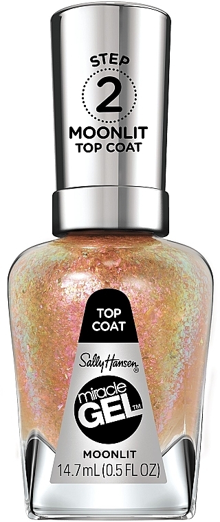 Shimmering Top Coat 'Moonlit' - Sally Hansen Miracle Gel Top Coat — photo N1