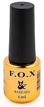 Fragrances, Perfumes, Cosmetics Gel Polish Base Coat - F.O.X Rubber Base Plus