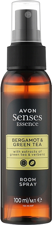 Bergamot & Green Tea Room Spray - Avon Senses Essence Bergamot & Green Tea Room Spray — photo N1