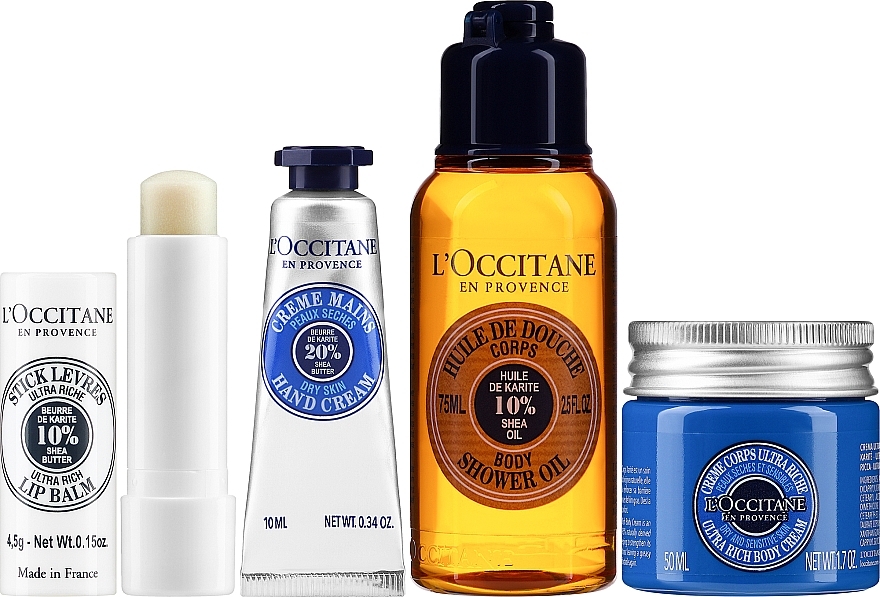 Set, 5 products - L'Occitane Shea Butter Gift Set — photo N13