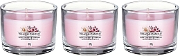 Scented Candle Set "Pink Cherry & Vanilla" - Yankee Candle Pink Cherry & Vanilla (candle/3x37g) — photo N2