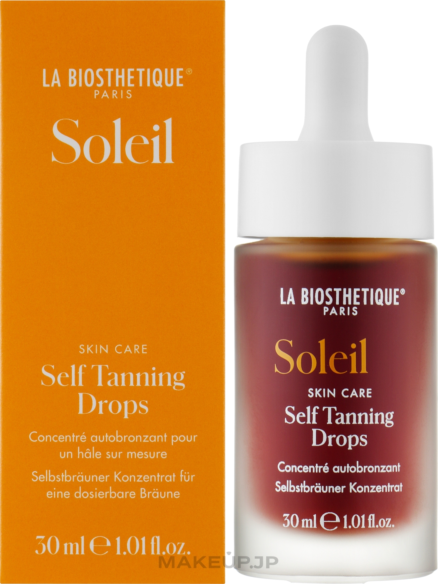 Concentrate Drops with Self-Tan Effect - La Biosthetique Soleil Self Tanning Drops — photo 30 ml