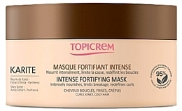 Fragrances, Perfumes, Cosmetics Intensive Strengthening Hair Mask with Shea Butter - Topicrem Karite Intense Fortifying Mask