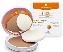 Oily and Combination Skin Compact Cream Powder - Cantabria Labs Heliocare Color Compact Oil-Free Spf 50 — photo N2