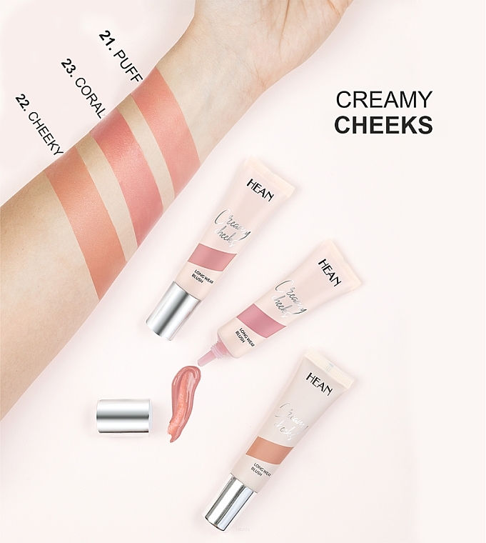 Cream Blush - Hean Creamy Cheeks Long Wear Blush — photo N2