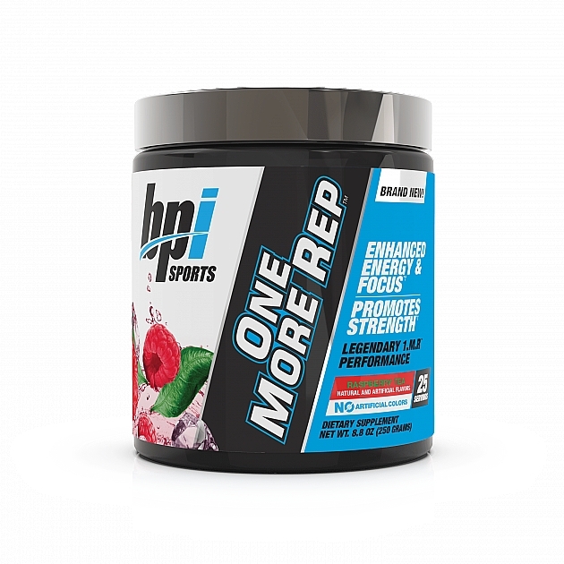 Raspberry Tea Pre-Workout Complex Dietary Supplement - BPI Sports One More Rep — photo N1