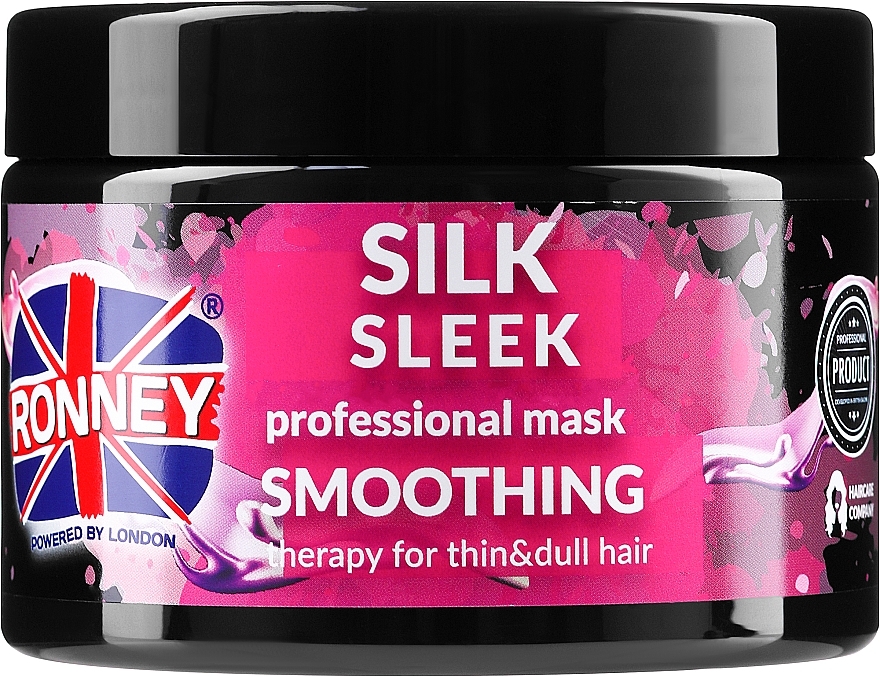 Silk Protein Hair Mask - Ronney Professional Silk Sleek Smoothing Mask — photo N1