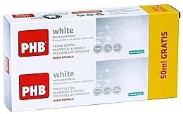 Fragrances, Perfumes, Cosmetics Toothpaste Set - PHB White Toothpaste (paste/2x100ml)