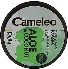 Aloe & Coconut Hydrating Hair Mask - Delia Cosmetics Cameleo Aloe & Coconut Mask — photo N34