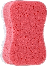 Bath Sponge 'Motyl' 30406, red - Top Choice — photo N1