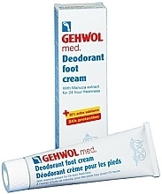 Fragrances, Perfumes, Cosmetics Deodorant-Cream - Gehwol Med Fussdeo-creme (mini)