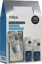 Fragrances, Perfumes, Cosmetics Set - Tolpa Dermo Face (eye/gel/10ml + essence/75ml + gel/150ml)