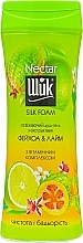 Fragrances, Perfumes, Cosmetics Refreshing Shower Gel "Feijoa & Lime" - Shik Nectar Silk Foam 