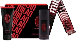 Fragrances, Perfumes, Cosmetics AC Milan Milan - Set (sh/gel/200ml+deo/150ml+acss/1pc)