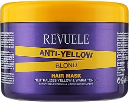 Fragrances, Perfumes, Cosmetics Anti-Yellow Hair Mask - Revuele Anti Yellow Blond Hair Mask