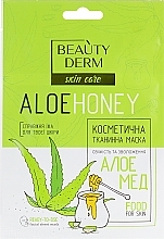 Fragrances, Perfumes, Cosmetics Aloe & Honey Sheet Mask - Beauty Derm Aloe Honey Face Mask