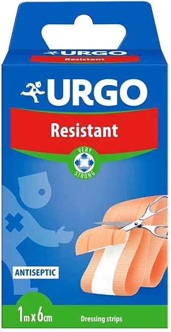 Medical Patch with Antiseptic, 1m x 6cm - Urgo Resistant — photo N1