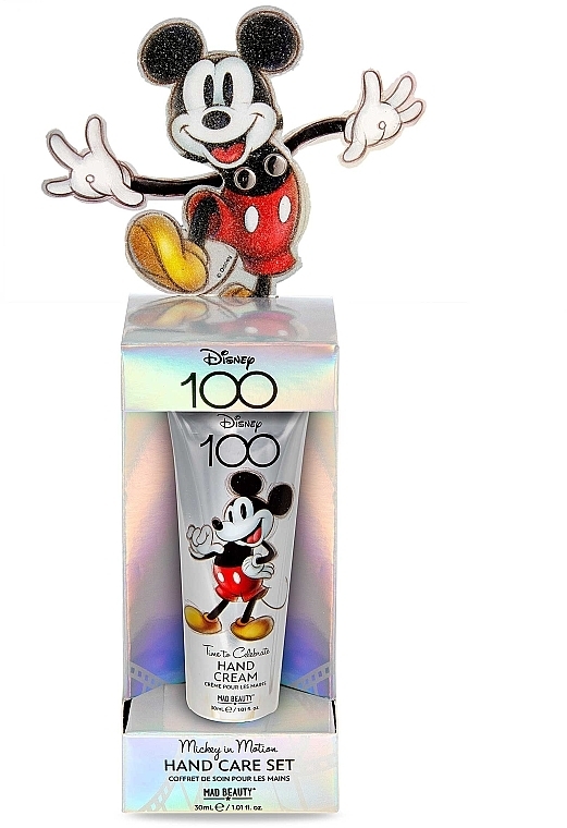 Hand Set - Mad Beauty Disney 100 Mickey Mouse Hand Care Set (h/cr/30 ml + n/file) — photo N1