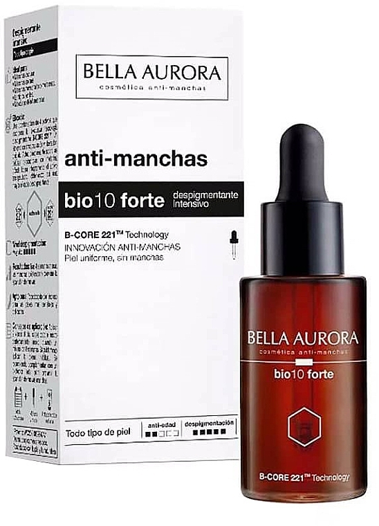 Anti-Pigmentation Face Serum - Bella Aurora Pigmentstop Bio 10 Forte Dark Spot Corrector Serum — photo N2