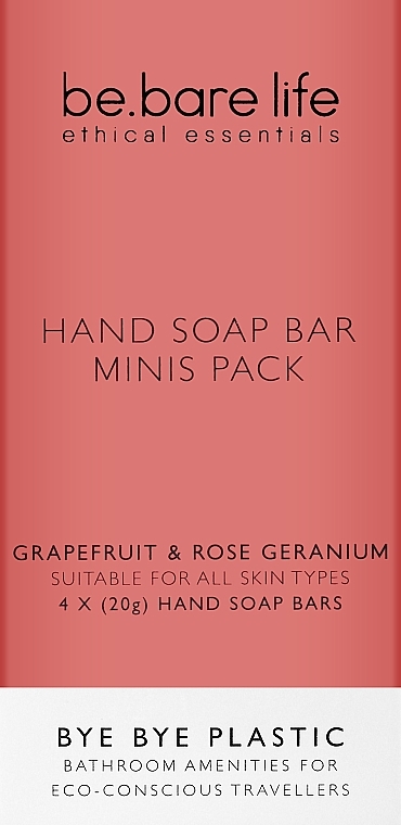 Set - Be.Bare Life Mini Hand Soap Bar Set — photo N1