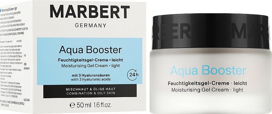 Light Moisturizing Gel Cream - Marbert Aqua Booster Feuchtigkeitscgel-Creme — photo N1