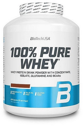 Protein - Biotech 100% Pure Whey Caramel Cappuccino — photo N1