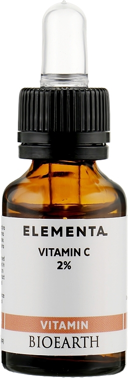 Vitamin C 2% Face Serum - Bioearth Elementa Vitamin C 2% — photo N4